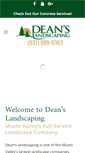 Mobile Screenshot of deanslandscaping.net