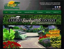 Tablet Screenshot of deanslandscaping.com